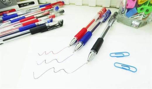 多咪尼009中性笔超顺滑中性笔0.5蓝黑红水性笔签字笔考试办公用笔12支/盒成盒出售 商品图4