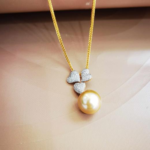 1楼金鸿珍珠专柜 金珠吊坠 商品图0