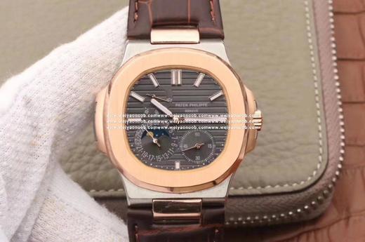 🔥N荐表【高品质版本】百达翡丽运动系列（鹦鹉螺）5724（霸道总裁）升级版。所有功能同正品（10字位动能显示 7字位日历和月相 4字位小秒针），和原装一样的带水平压纹图案，带荧光刻度 ，40mm 商品图0