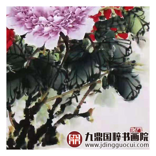 高云鹏《花鸟作品》68*68cm 花鸟斗方作品 餐厅/卧室挂画 商品图7