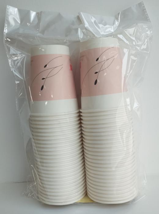 红月纸杯250ml/板50个 商品图0