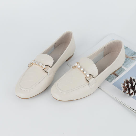 低跟珍珠扣乐福鞋21XW1311103 商品图0