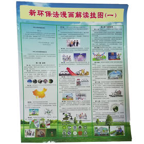 新环保法漫画解读挂图（一）、（二）、（三）、（四）环境保护法 法律法规 135111467