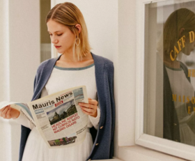  一件开衫，造型保暖两不误 