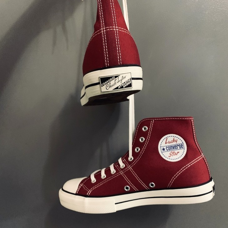 匡威lucky star 经典色高帮男女休闲帆布鞋163322c