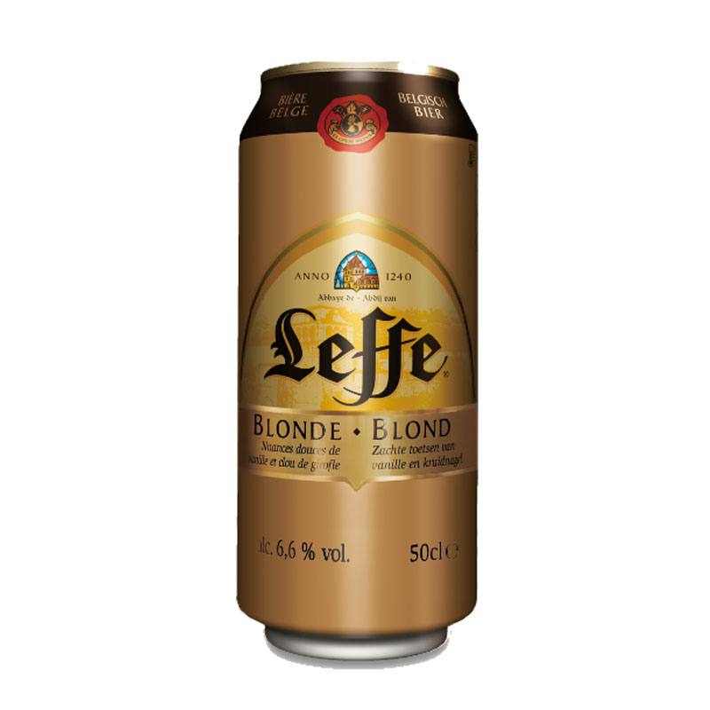 乐飞比利时金啤酒罐装500ml