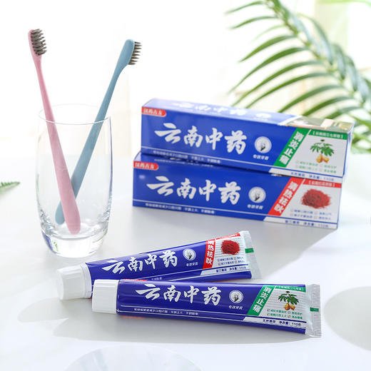 云南中药180g牙膏2支装 商品图0