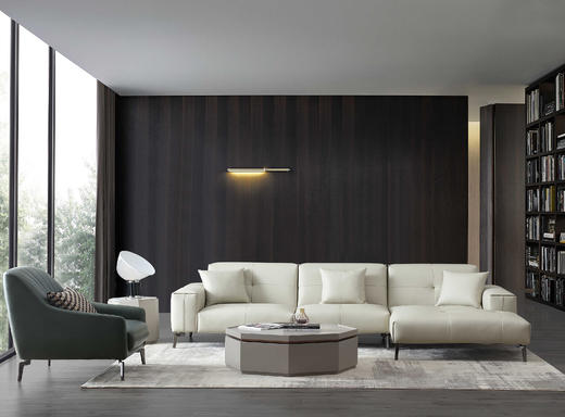 Milan 转角沙发 | 更多座位组合，皮料可选，详询客服 商品图2