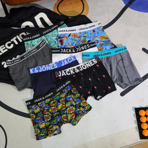 捷克穷死  J.J出口纯元订单 杂款棉质平角四角短裤内裤  PJ415 商品图3