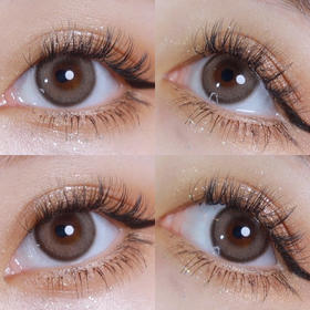 BLUSH GIRL 硅水凝胶材质 布朗尼 14.2mm（着色13.4）