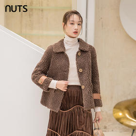 NUTS羊羔绒短外套女141041015