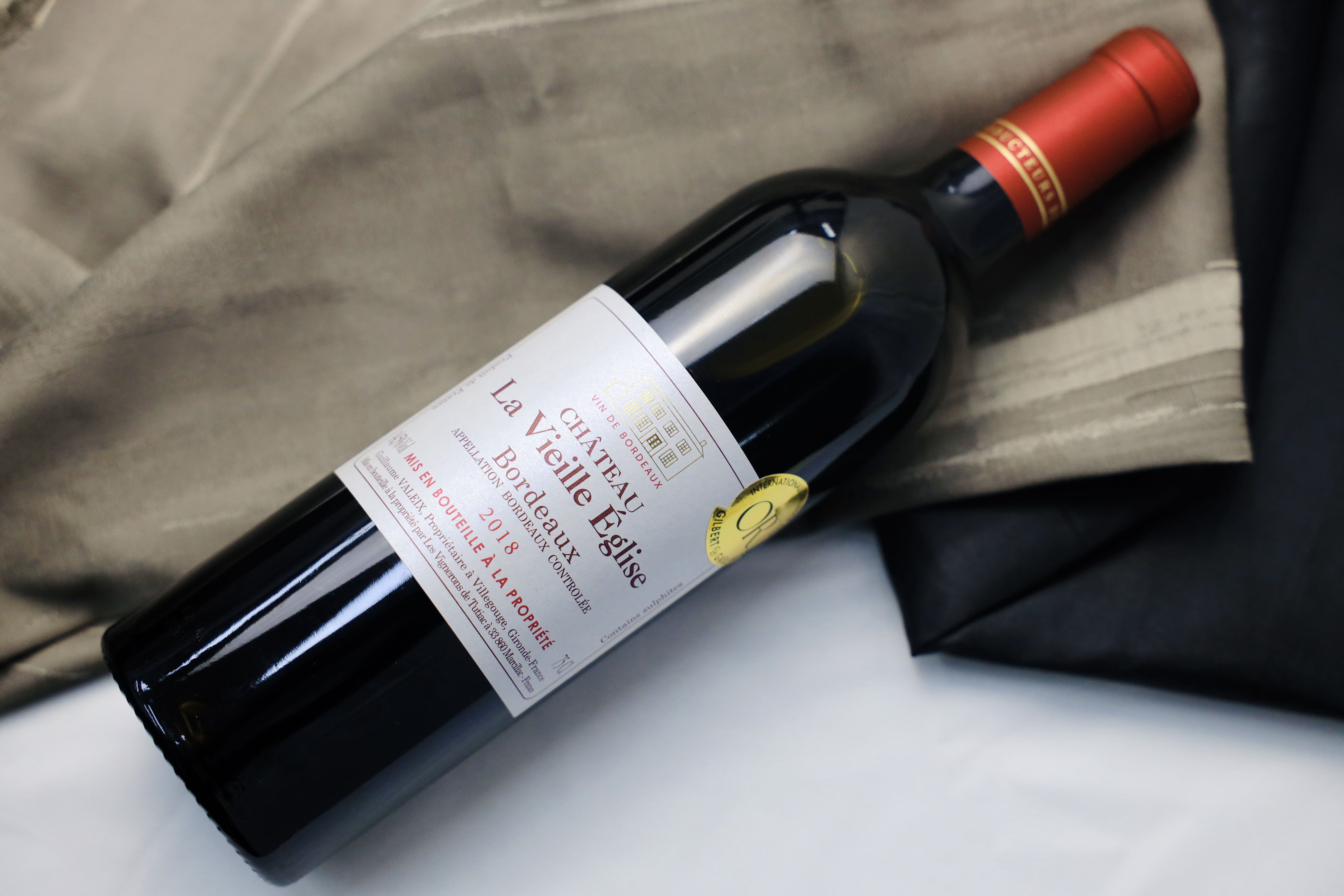 法国-波尔多老教堂干红葡萄酒