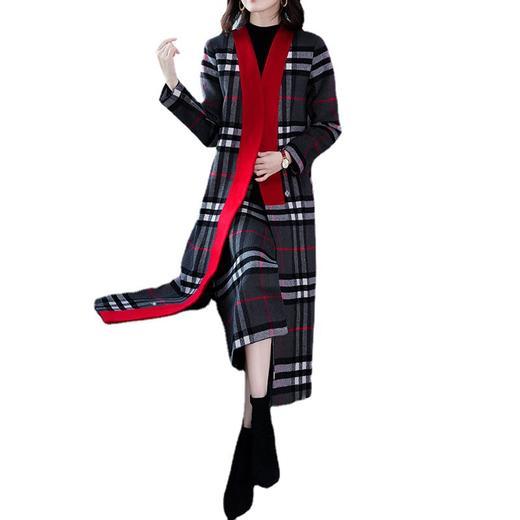 AHM-byg1995新款时尚气质名媛风毛呢裙套装 商品图4