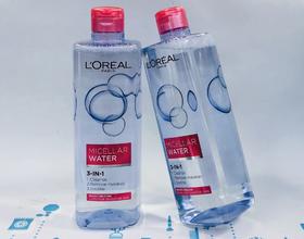 欧莱雅三合一卸妆洁颜水400ml- 红（030240）