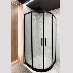 哑黑白玻淋浴房
