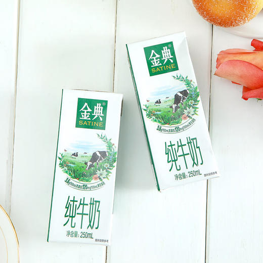 金典纯牛奶250ml*12盒 优选牧场 高钙奶营养奶 商品图0