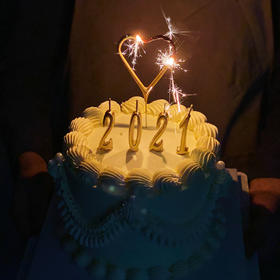 点燃2021 · INS复古奶油蛋糕