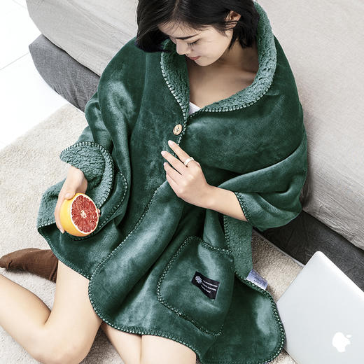 【好物】多功能懒人披肩毯 商品图0