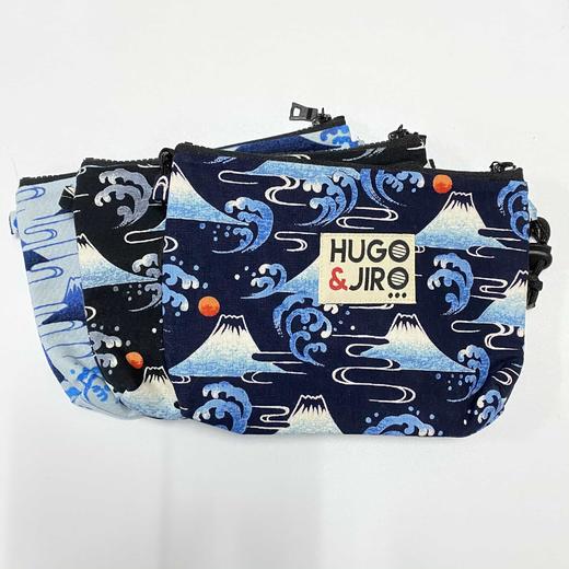 HUJI祤集pieton斜挎包风の花海浪富士山 商品图0