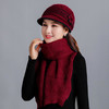 TZW-中老年冬天帽子女兔毛针织毛线帽新款时尚妈妈帽围巾 商品缩略图3