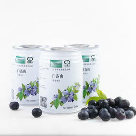 【常州馆】白露山蓝莓汁/产地直发/12听*248ml*1箱
