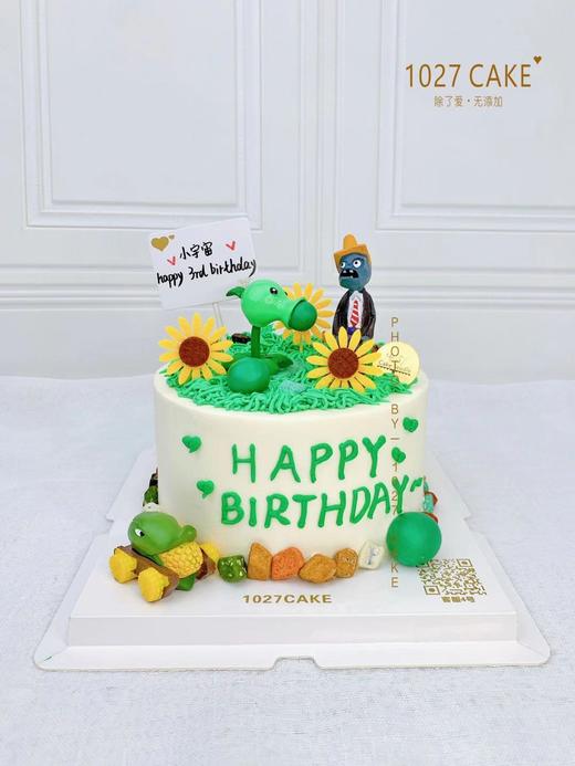 1027CAKE | 植物大战僵尸主题蛋糕 商品图0