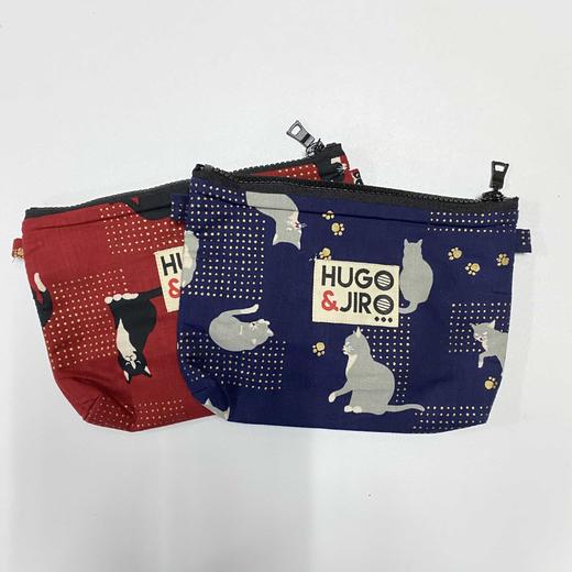 HUJI祤集pieton斜挎包插画烫金猫抓 商品图0