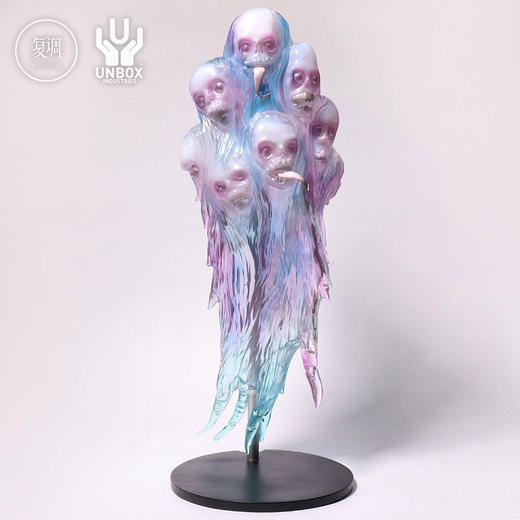 现货 Unbox 九头女巫 透明版 John Kenn 搪胶 限定 潮玩 商品图1