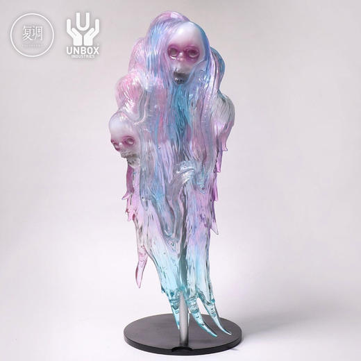 现货 Unbox 九头女巫 透明版 John Kenn 搪胶 限定 潮玩 商品图2