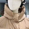 2020秋冬中长款压纹连帽羽绒服 商品缩略图3