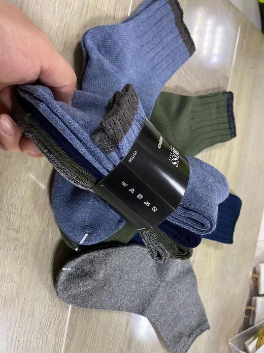 点此购买 boss男款混色纯棉双针高筒袜 外贸171688 商品图6