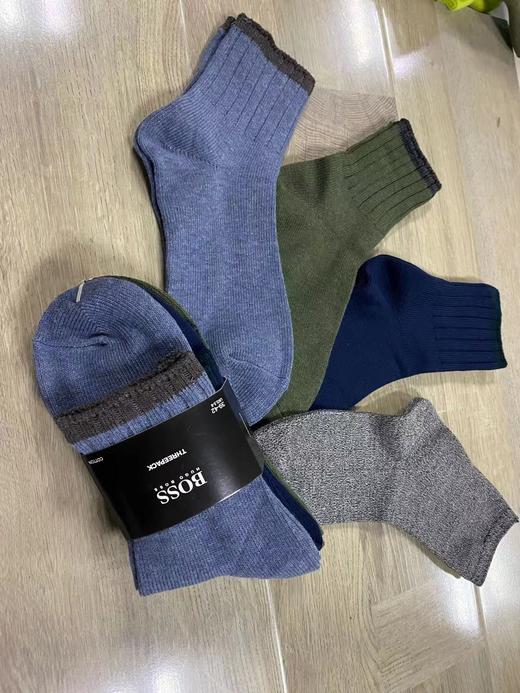 点此购买 boss男款混色纯棉双针高筒袜 外贸171688 商品图4