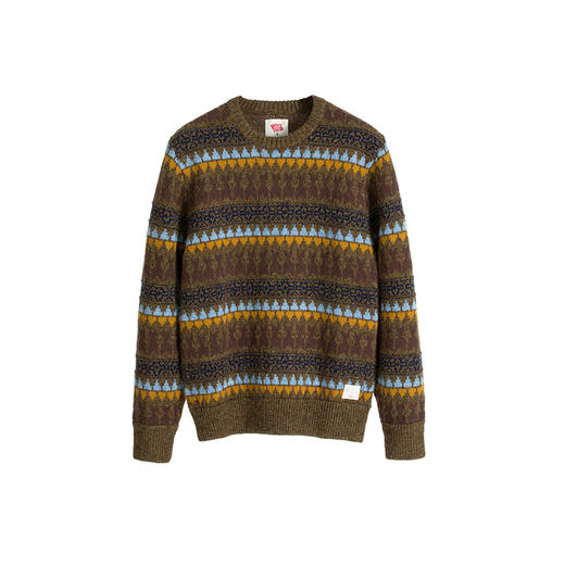 国棉壹厂/01200204/艾德莱斯纹样毛衣VintageRepublic 商品图0