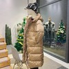 2020秋冬中长款压纹连帽羽绒服 商品缩略图2