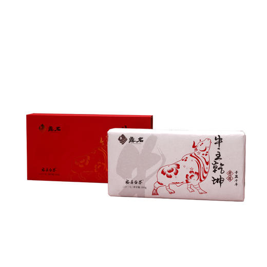生肖茶砖·紧压寿眉2017·牛主乾坤简易装350g 商品图0