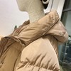 2020秋冬中长款压纹连帽羽绒服 商品缩略图4