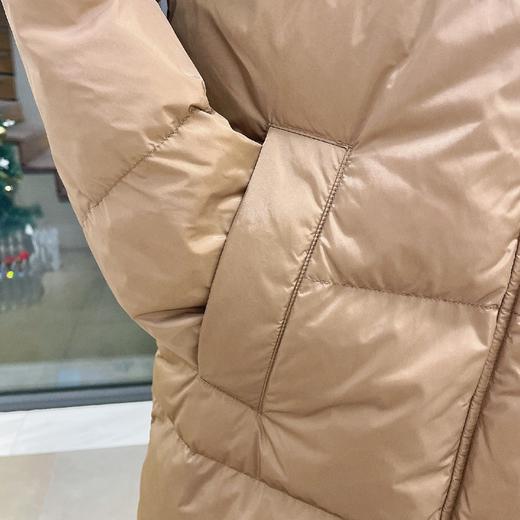 2020秋冬中长款压纹连帽羽绒服 商品图7