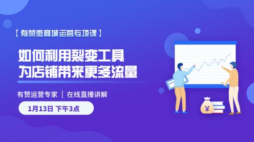 有赞微商城裂变引流专题课 商品图0