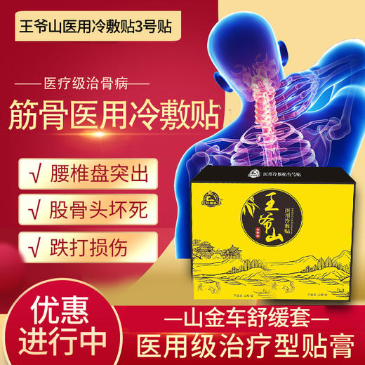 王爷山医用筋骨冷敷贴3号贴 3片 (海南分院) 商品图0