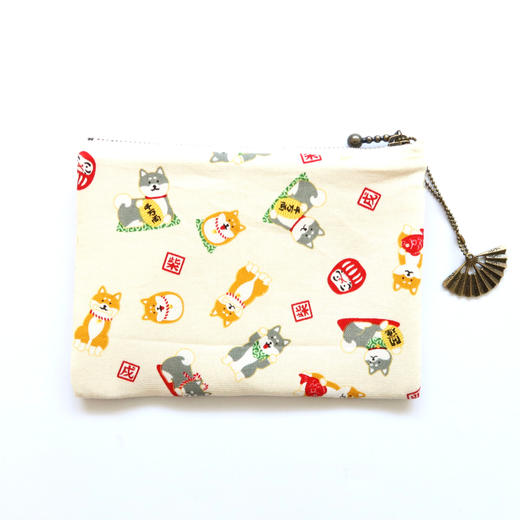 HUJI祤集Komon收纳包风の花招财阿柴 商品图1