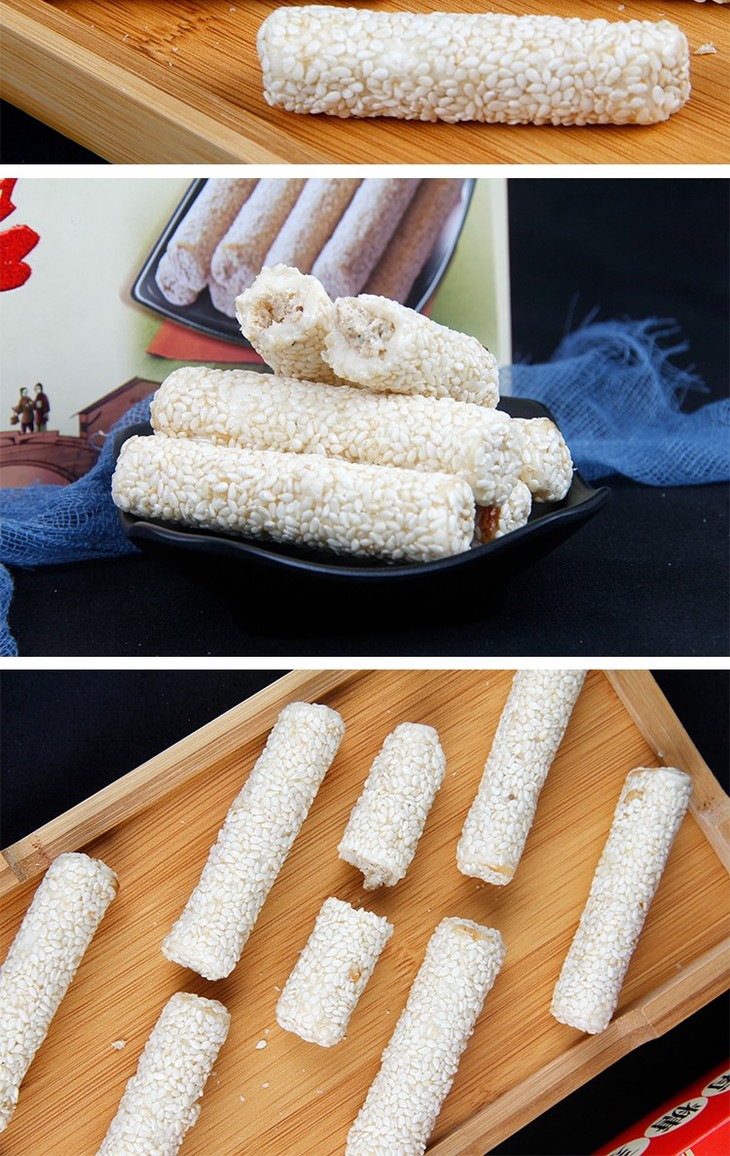 【常州馆】康王常州特产糖果糕点麦芽糖老字号芝麻糖盒装250g【仅供