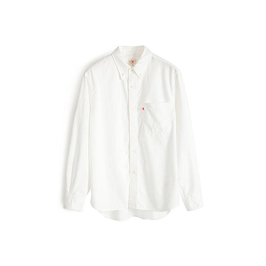 国棉壹厂/01200348/尖领磨毛牛津纺单袋衬衫VintageRepublic 商品图1