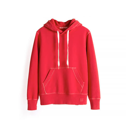 国棉壹厂/01200166/红色连帽套头卫衣VintageRepublic 商品图0