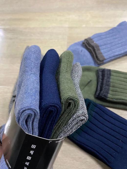 点此购买 boss男款混色纯棉双针高筒袜 外贸171688 商品图2