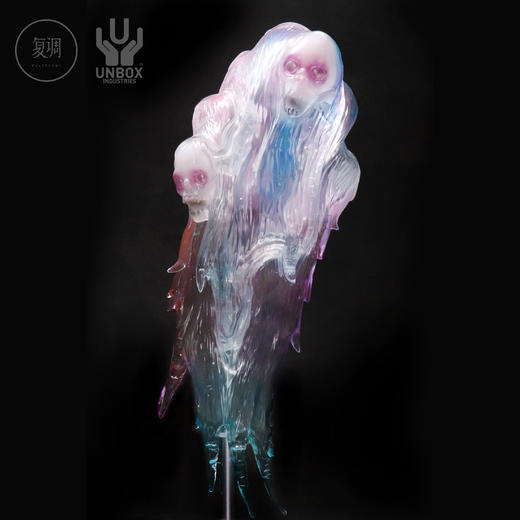 现货 Unbox 九头女巫 透明版 John Kenn 搪胶 限定 潮玩 商品图4