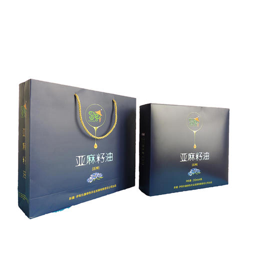 【常州馆】新疆罗哥 亚麻籽油250ml/瓶   4瓶发礼盒装 商品图2