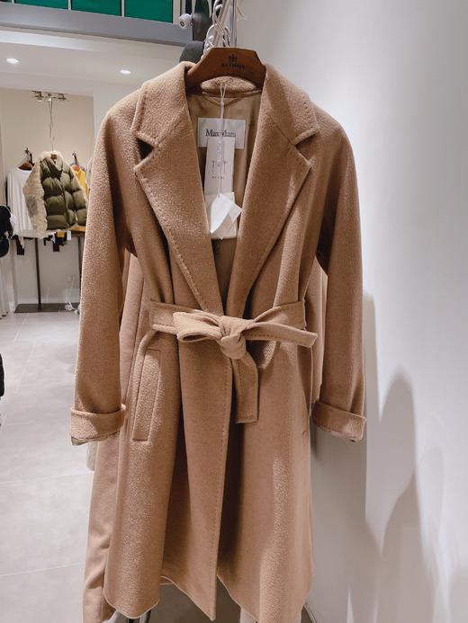 Max Mara 驼色中长款毛呢大衣 商品图0