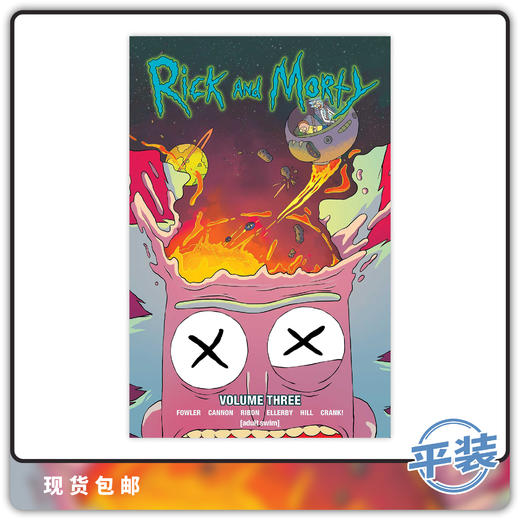 英文原版 瑞克和莫蒂 Vol 3 Rick & Morty 漫画合集 商品图0
