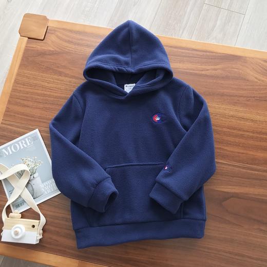 点此购买 冠军儿童刺绣加绒连帽卫衣 小雨171701 商品图5