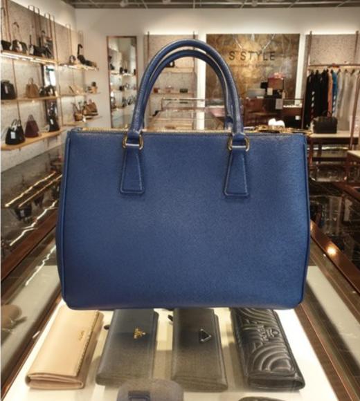 奥莱prada saffiano galleria手提袋中号1ba274 nzv f0016
